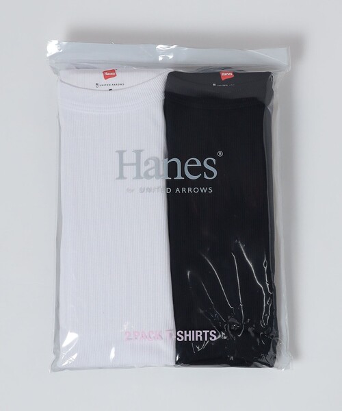 UNITED ARROWS｜【別注】<Hanes>2PACK リブ Tシャツ | Rakuten