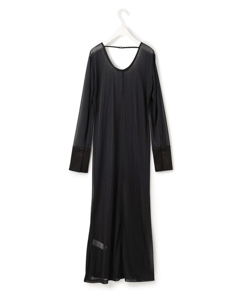 ICB（アイシービー）の「【WEB＆一部店舗限定】SheerSerika ワンピース（ワンピース・レディース・ブラック系・X-SMALL/SMALL/MEDIUM）」の4枚目の写真