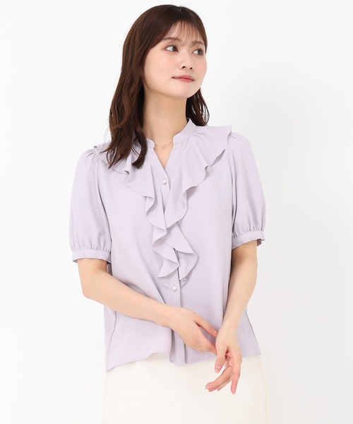 MISCH MASCH(ミッシュマッシュ)の「ラッフルフリルブラウス(シャツ/ブラウス・レディース・ラベンダー/グリーン/ホワイト・フリ-)」の17枚目の写真