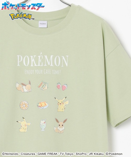 UVカット】ポケモン/ゆるTシャツ(Tシャツ/カットソー)|Honeys UVカット】ポケモン/ゆるTシャツ(Tシャツ/カットソー)|Honeys