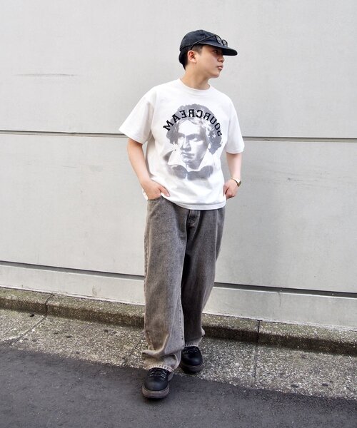 WHO'S WHO gallery(フーズフーギャラリー)の「【セットアップ対応】ヴィンテージライクワイドデニム(デニムパンツ・レディース・ブラック/ライトグレー/ネイビー・FREE)」の13枚目の写真