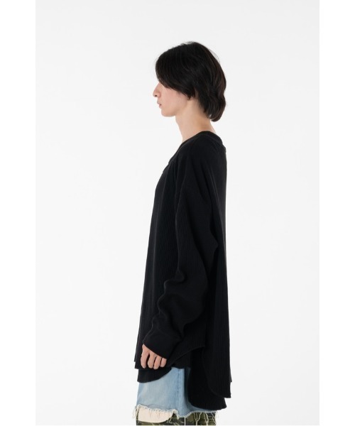 DISCOVERED(ディスカバード)の「DISCOVERED SEPARATE WAFFLE CUTSEWN(Tシャツ/カットソー・メンズ・ホワイト/ブラック・1/3)」の10枚目の写真