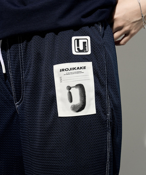 irojikake イロジカケ カーゴパンツSサイズ Mesh pants（GRAY） - irojikake - online store