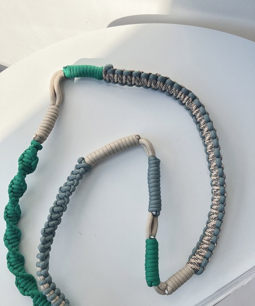 AS KNOW AS plus（アズノゥアズプラス）の「●配色コードストラップ（スマホグッズ・レディース・ブラック/ピンク/グリーン・FREE）」の14枚目の写真