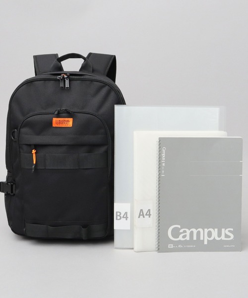 撥水ポリエステル ウェビングテープ 大容量 バックパック PC・A4収納