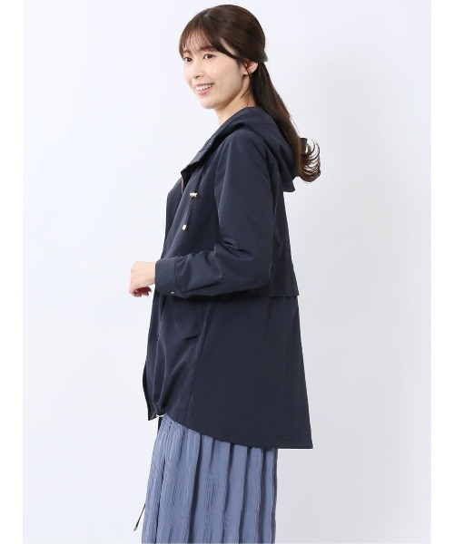 ☆m.f.editorial エムエフエディトリアルダウンコート.A-010黒 エムエフエディトリアルレディース&frasl;:Women スタンド