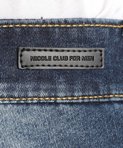 NICOLE CLUB FOR MEN(ニコルクラブフォーメン)の「8分丈アラカルト5ポケットパンツ(その他パンツ・メンズ・インディゴブルー/サックスブルー/ホワイト系・MEDIUM/SMALL/X-LARGE/LARGE)」の13枚目の写真