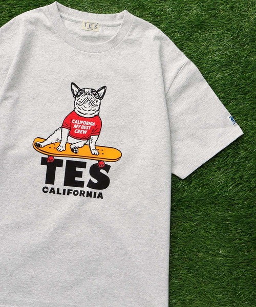 The Endless Summer(エンドレスサマー)の「TES SKATE BUHI T-SHIRT / Tシャツ(Tシャツ/カットソー・メンズ・ホワイト/ブラック/グレー/レッド/アイボリー・SMALL/MEDIUM/LARGE/X-LARGE/XX-LARGE)」の1枚目の写真