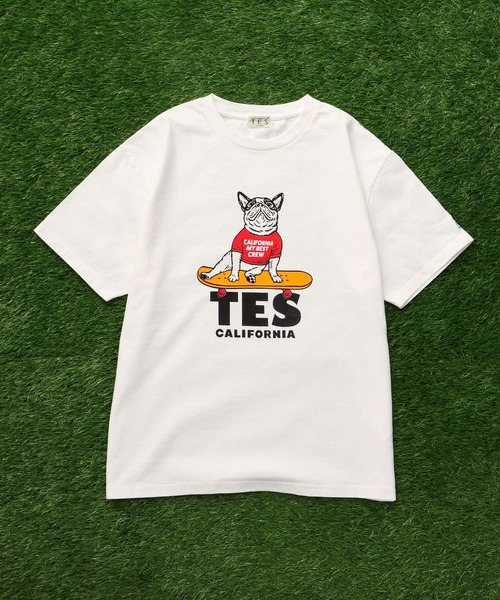 The Endless Summer(エンドレスサマー)の「TES SKATE BUHI T-SHIRT / Tシャツ(Tシャツ/カットソー・メンズ・ホワイト/ブラック/グレー/レッド/アイボリー・SMALL/MEDIUM/LARGE/X-LARGE/XX-LARGE)」の6枚目の写真