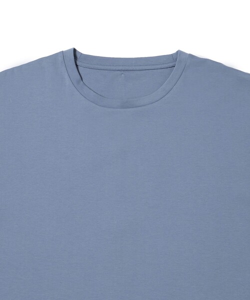 JUNRED（ジュンレッド）の「フェードコットンTシャツ（Tシャツ/カットソー・メンズ・ブルー/ブラック/ホワイト/ライトグリーン・L/M/S）」の7枚目の写真