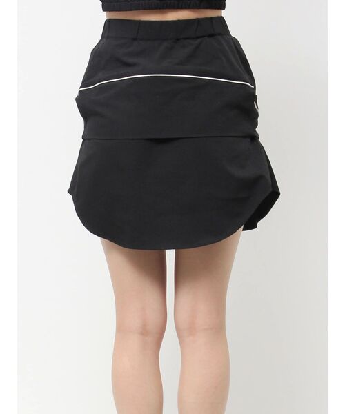 EMODA(エモダ)の「ラップレイヤードスカート(スカート・レディース・ブラック/ホワイト/ブルー・SMALL/MEDIUM)」の7枚目の写真