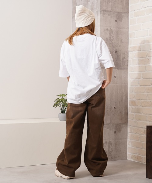セール】【ZOZOTOWN限定】マイラードブラウン ワイドストレートパンツ
