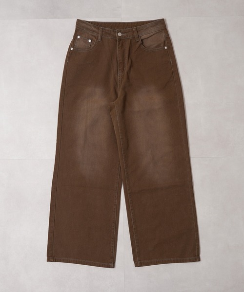 1111clothing(ワンフォークロージング)の「【ZOZOTOWN限定】マイラードブラウン ワイドストレートパンツ / Myra Brown Wide Straight Pants(その他パンツ・メンズ・ブラウン・M/L/XL)」の10枚目の写真