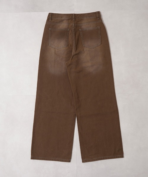 1111clothing(ワンフォークロージング)の「【ZOZOTOWN限定】マイラードブラウン ワイドストレートパンツ / Myra Brown Wide Straight Pants(その他パンツ・メンズ・ブラウン・M/L/XL)」の11枚目の写真