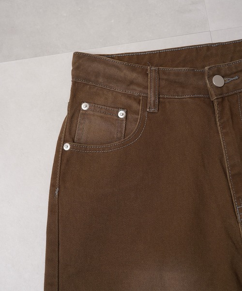 1111clothing(ワンフォークロージング)の「【ZOZOTOWN限定】マイラードブラウン ワイドストレートパンツ / Myra Brown Wide Straight Pants(その他パンツ・メンズ・ブラウン・M/L/XL)」の13枚目の写真