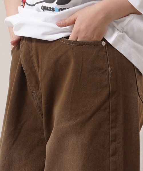 1111clothing(ワンフォークロージング)の「【ZOZOTOWN限定】マイラードブラウン ワイドストレートパンツ / Myra Brown Wide Straight Pants(その他パンツ・メンズ・ブラウン・M/L/XL)」の14枚目の写真