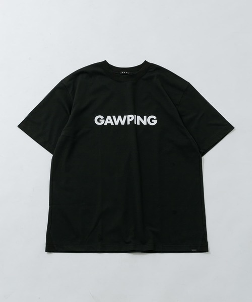 EKAL（エカル）の「『UR TECH ひやサラクール』 GAWPING T-SHIRTS（Tシャツ/カットソー・メンズ・ブラック/オフホワイト・MEDIUM/LARGE）」の2枚目の写真