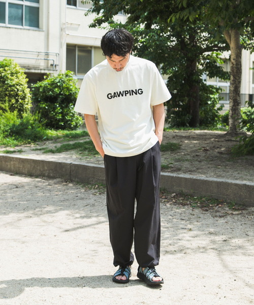 EKAL（エカル）の「『UR TECH ひやサラクール』 GAWPING T-SHIRTS（Tシャツ/カットソー・メンズ・ブラック/オフホワイト・MEDIUM/LARGE）」の14枚目の写真