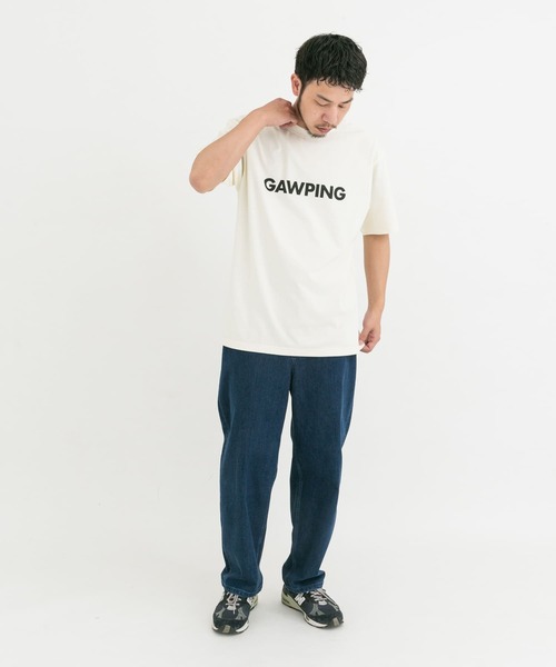 EKAL（エカル）の「『UR TECH ひやサラクール』 GAWPING T-SHIRTS（Tシャツ/カットソー・メンズ・ブラック/オフホワイト・MEDIUM/LARGE）」の21枚目の写真
