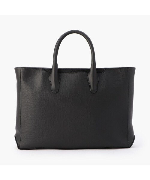 ブランド不明特価！外出未使用＆極上美品！キングサイズ29.0！ブラックスエード Cartello Zip Tote Medium（カルテッロ ジップトートミディアム