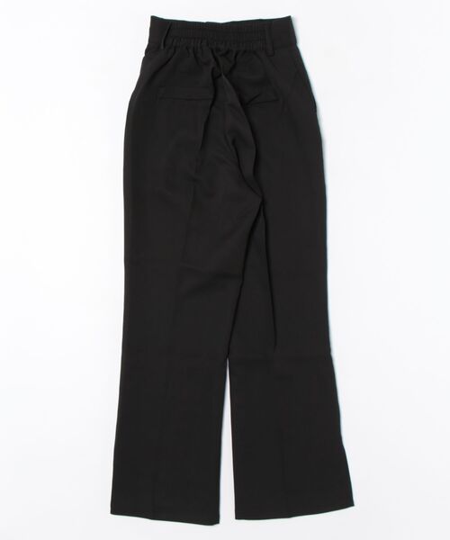 urge:(アージコロン )の「【URGE:】シルエットフレア スリット パンツ(スラックス・レディース・アイボリー/ブラック/ライトベージュ/チャコールグレー/ブラウン/ミント・MEDIUM/LARGE/SMALL)」の7枚目の写真