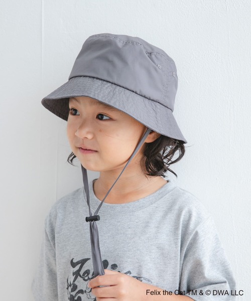 セール】『親子リンク』撥水タフタバケットハット(KIDS)（ハット