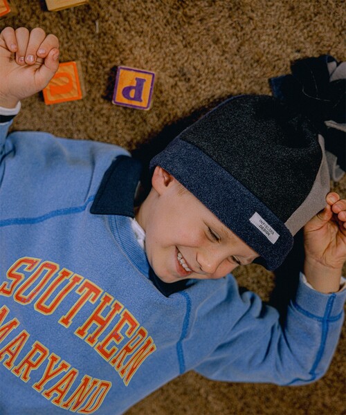 こども ビームス（コドモビームス）の「【別注】INFIELDER DESIGN / フリース ニット キャップ 2025FW（53～56cm）（ニットキャップ/ビーニー・キッズ・その他2/その他1/その他・ONE SIZE）」の3枚目の写真