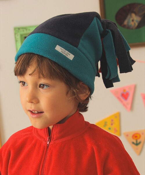 こども ビームス（コドモビームス）の「【別注】INFIELDER DESIGN / フリース ニット キャップ 2025FW（53～56cm）（ニットキャップ/ビーニー・キッズ・その他2/その他1/その他・ONE SIZE）」の4枚目の写真