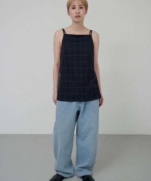 lit（リット）の「Check Apron Camisole（キャミソール・レディース・ブラック/マスタード・FREE）」の7枚目の写真