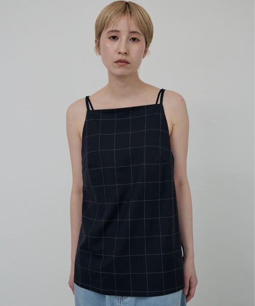 lit（リット）の「Check Apron Camisole（キャミソール・レディース・ブラック/マスタード・FREE）」の8枚目の写真
