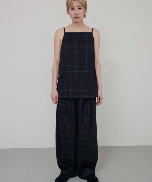 lit（リット）の「Check Apron Camisole（キャミソール・レディース・ブラック/マスタード・FREE）」の9枚目の写真