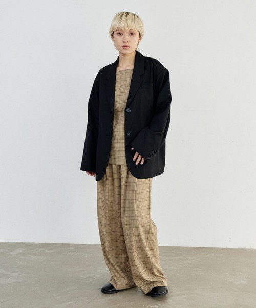 lit（リット）の「Check Apron Camisole（キャミソール・レディース・ブラック/マスタード・FREE）」の14枚目の写真