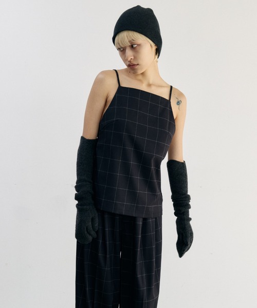 lit（リット）の「Check Apron Camisole（キャミソール・レディース・ブラック/マスタード・FREE）」の11枚目の写真