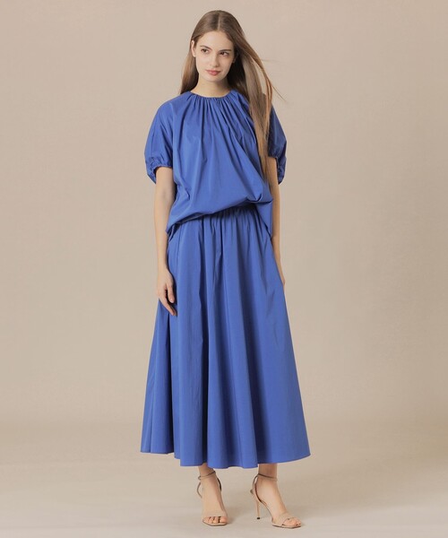 MACKINTOSH LONDON（マッキントッシュ ロンドン）の「コットンナイロンストレッチプルオーバー（シャツ/ブラウス・レディース・ライトブルー/ブラウン系その他5/ネイビー・38）」の9枚目の写真