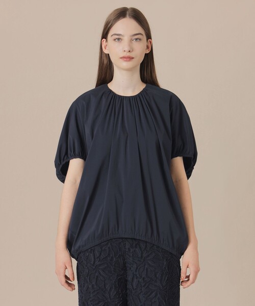 MACKINTOSH LONDON（マッキントッシュ ロンドン）の「コットンナイロンストレッチプルオーバー（シャツ/ブラウス・レディース・ライトブルー/ブラウン系その他5/ネイビー・38）」の6枚目の写真