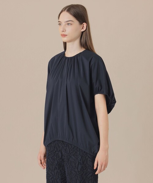 MACKINTOSH LONDON（マッキントッシュ ロンドン）の「コットンナイロンストレッチプルオーバー（シャツ/ブラウス・レディース・ライトブルー/ブラウン系その他5/ネイビー・38）」の5枚目の写真