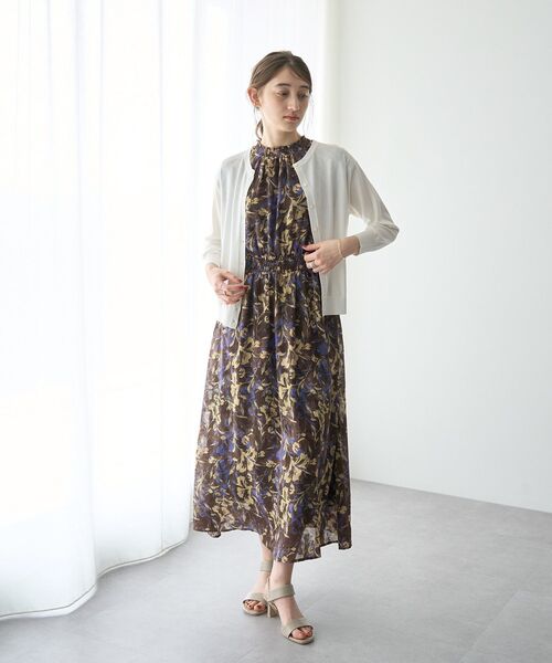 シアージャガードフラワー柄ワンピース（ワンピース）｜YECCA VECCA