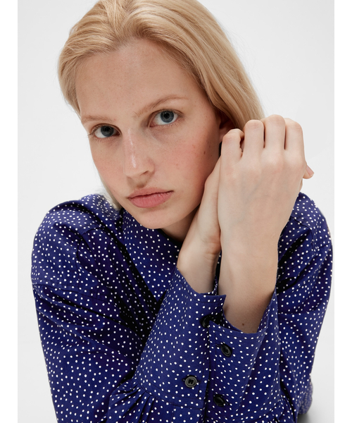 GapStudio(ギャップスタジオ)の「GapStudio ポプリン ビッグシャツ(シャツワンピース・レディース・ホワイト/ネイビー・XS/M/S/L/XXS)」の9枚目の写真