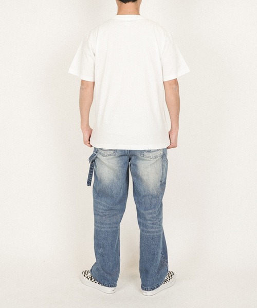 #Re:room（リルーム）の「カラーロゴエンブロイダリーTシャツ（Tシャツ/カットソー・メンズ・ブラック/ホワイト・L-XL/S-M/M-L）」の11枚目の写真