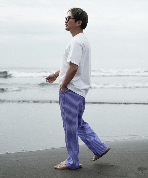 #Re:room（リルーム）の「カラーロゴエンブロイダリーTシャツ（Tシャツ/カットソー・メンズ・ブラック/ホワイト・L-XL/S-M/M-L）」の7枚目の写真