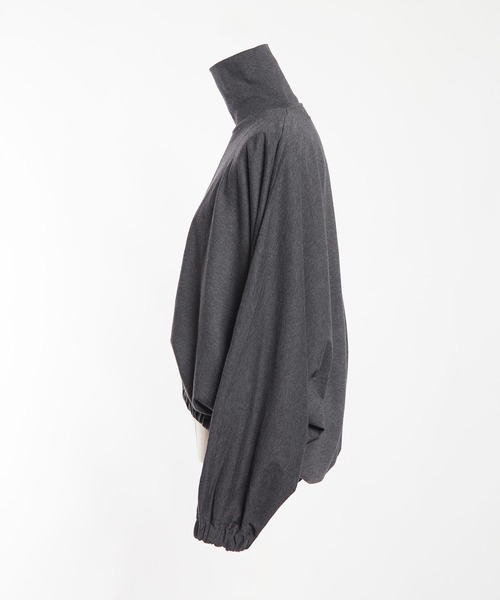 gomme（ゴム）の「30/-天竺　ドルマンＴ（Tシャツ/カットソー・レディース・チャコールグレー/ブラック・MEDIUM）」の11枚目の写真