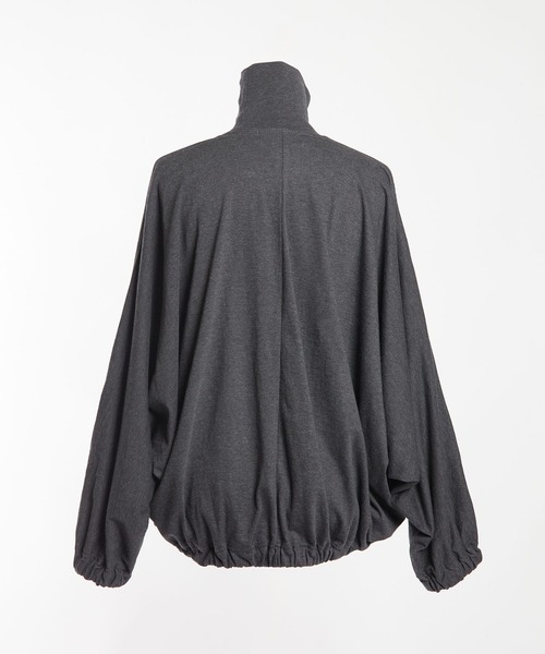 gomme（ゴム）の「30/-天竺　ドルマンＴ（Tシャツ/カットソー・レディース・チャコールグレー/ブラック・MEDIUM）」の12枚目の写真