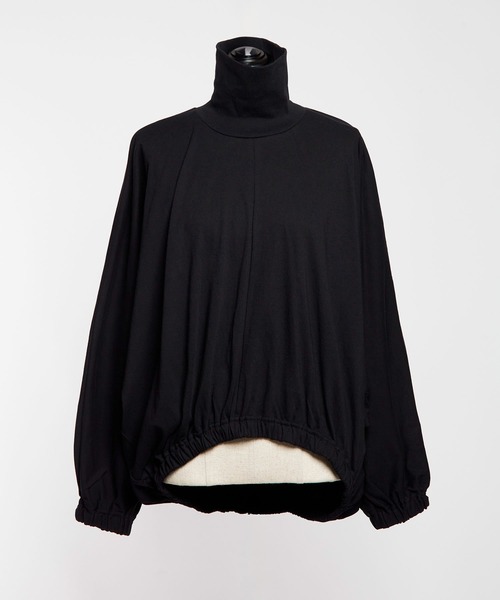 gomme（ゴム）の「30/-天竺　ドルマンＴ（Tシャツ/カットソー・レディース・チャコールグレー/ブラック・MEDIUM）」の19枚目の写真