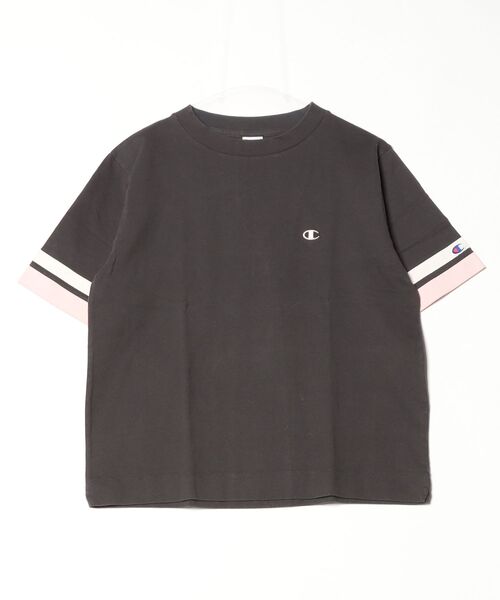 Champion(チャンピオン)の「チャンピオン SHORT SLEEVE T-SHIRT_(Tシャツ/カットソー・レディース・ダークグレー/ホワイト/ブルー・M/L)」の3枚目の写真