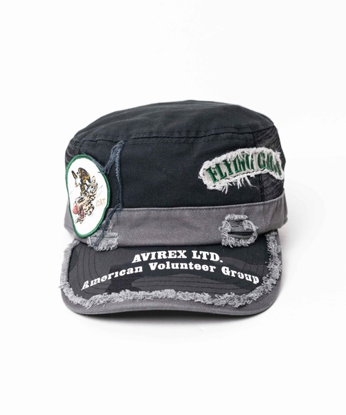 AVIREX（アヴィレックス）の「■AVIREX■FLYING CIRCUS メッシュワークキャップ（キャップ・メンズ・ベージュ/カーキ/ブラック・FREE）」の5枚目の写真