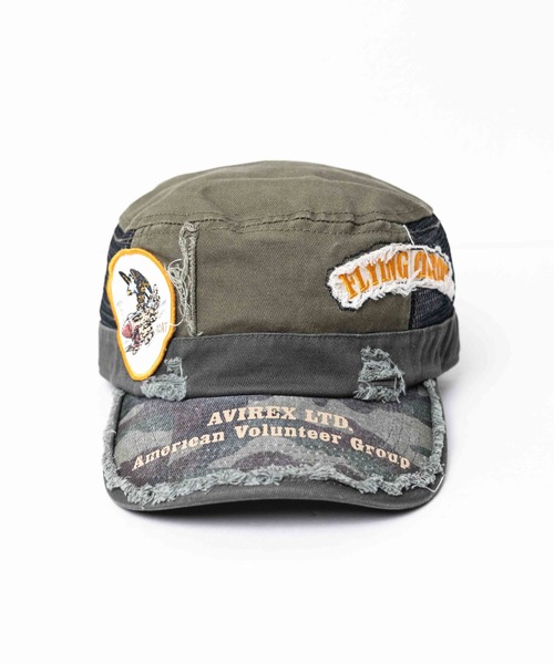 AVIREX（アヴィレックス）の「■AVIREX■FLYING CIRCUS メッシュワークキャップ（キャップ・メンズ・ベージュ/カーキ/ブラック・FREE）」の6枚目の写真