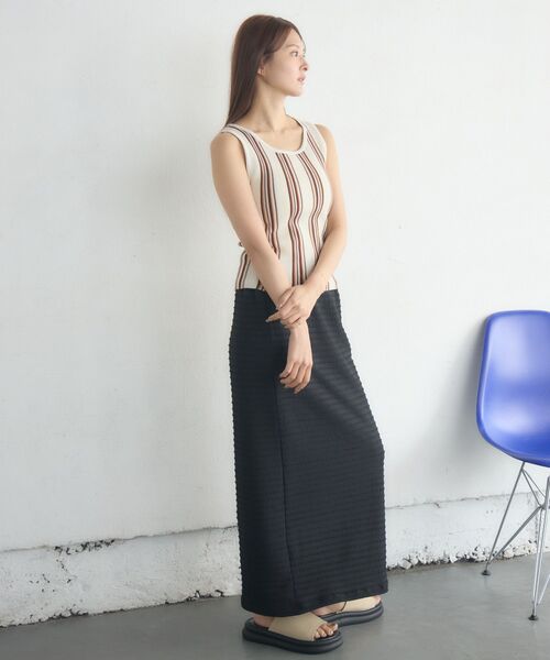 RETRO GIRL(レトロガール)の「マルチストライプNTタンク(タンクトップ・レディース・ブルー系その他/ホワイト系その他/ブラック系その他・FREE)」の13枚目の写真