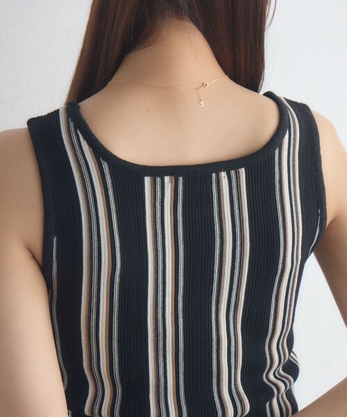 RETRO GIRL(レトロガール)の「マルチストライプNTタンク(タンクトップ・レディース・ブルー系その他/ホワイト系その他/ブラック系その他・FREE)」の20枚目の写真