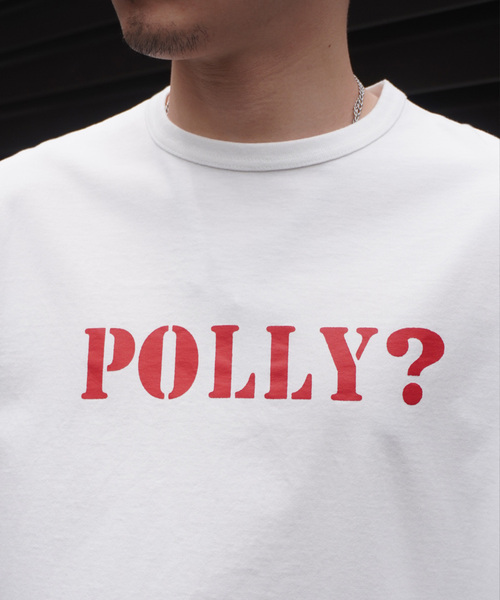 Name.（ネーム）の「Name./ネームSILKETE COTTON BIG TEE POLLY/Tシャツ（Tシャツ/カットソー・メンズ・ホワイト/レッド・1）」の8枚目の写真