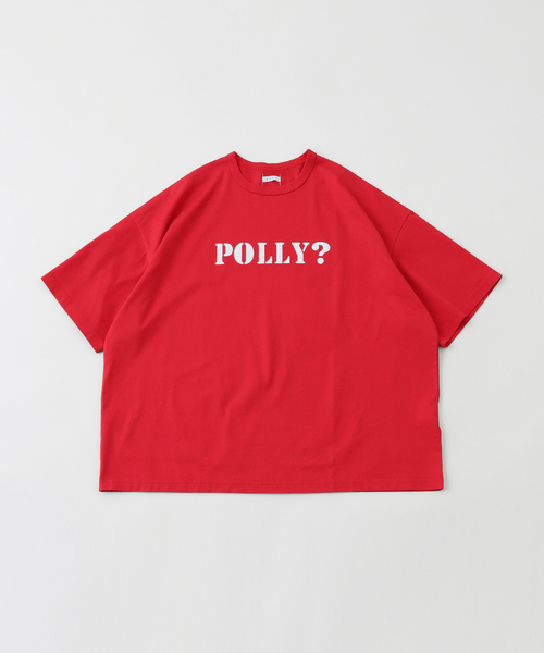 Name.（ネーム）の「Name./ネームSILKETE COTTON BIG TEE POLLY/Tシャツ（Tシャツ/カットソー・メンズ・ホワイト/レッド・1）」の7枚目の写真